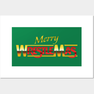 Wrestlemas Shirt. The most wonderful Wrestling time of the year Posters and Art